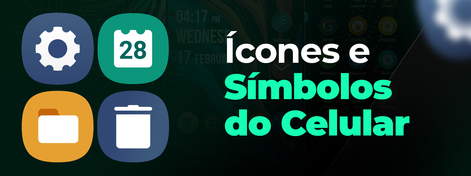 Ícones e Símbolos do Celular