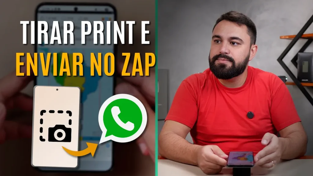 COMO TIRAR UMA FOTO DA TELA DO CELULAR E ENVIAR PELO WHATSAPP