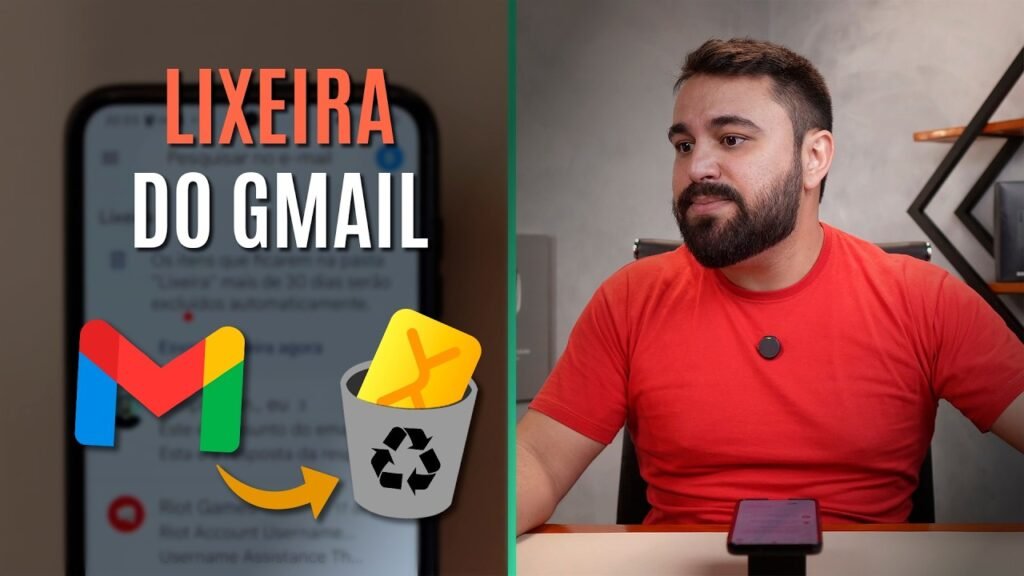 COMO APAGAR E RECUPERAR E-MAILS NA LIXEIRA DO GMAIL PELO CELULAR
