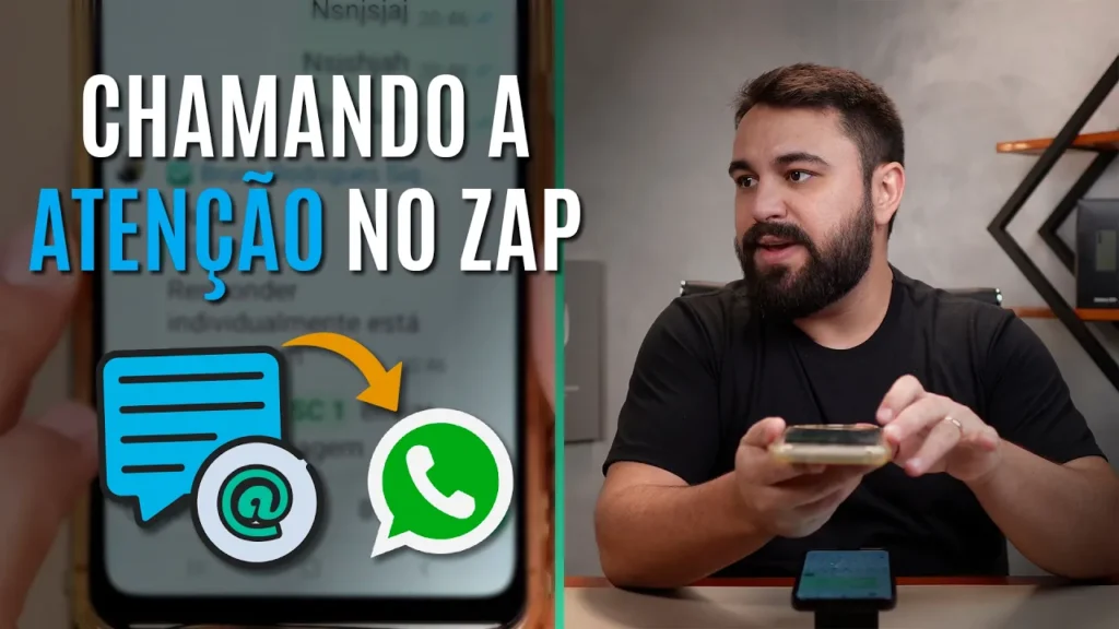 COMO MENCIONAR UM MEMBRO DO GRUPO NO WHATSAPP